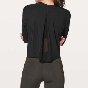 Lululemon | Play Off The Pleats Long Sleeve In Black